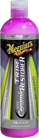 Picture of Meguiar's Hybrid Ceramic Trim Restorer, Car Trim Plastic Restorer – 16 Oz Bottle